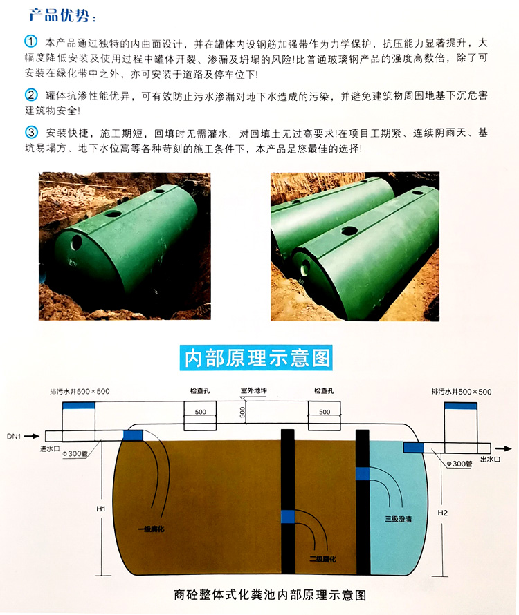 白朗玻璃钢化粪池